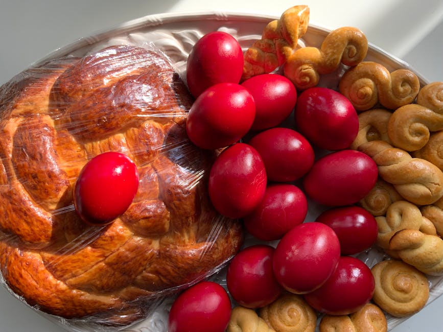 Goldbraune Osterzöpfe frisch aus dem Ofen